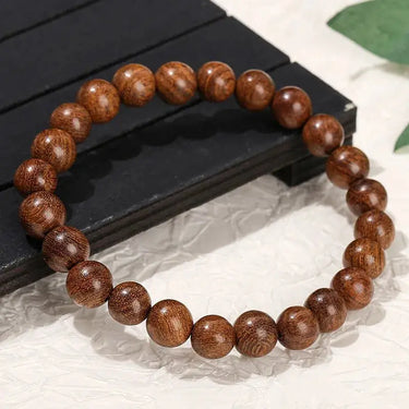 Tibetan Natural Wood Bracelet with Mantra